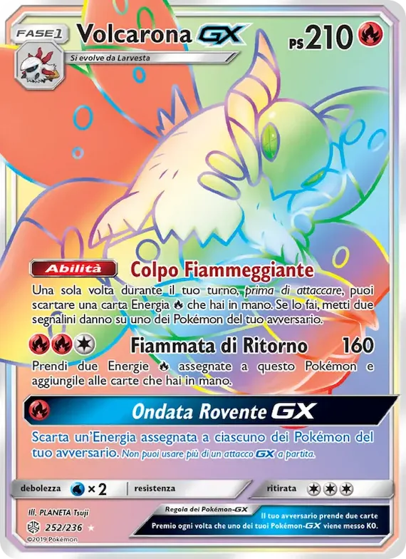 Volcarona GX 252 – Eclissi Cosmica
