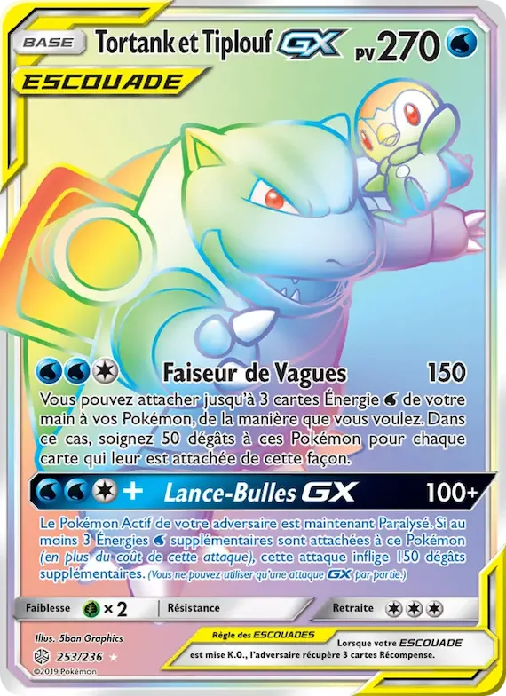 Tortank et Tiplouf GX 253 – Éclipse Cosmique