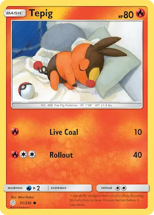 Tepig #31 – SM - Cosmic Eclipse
