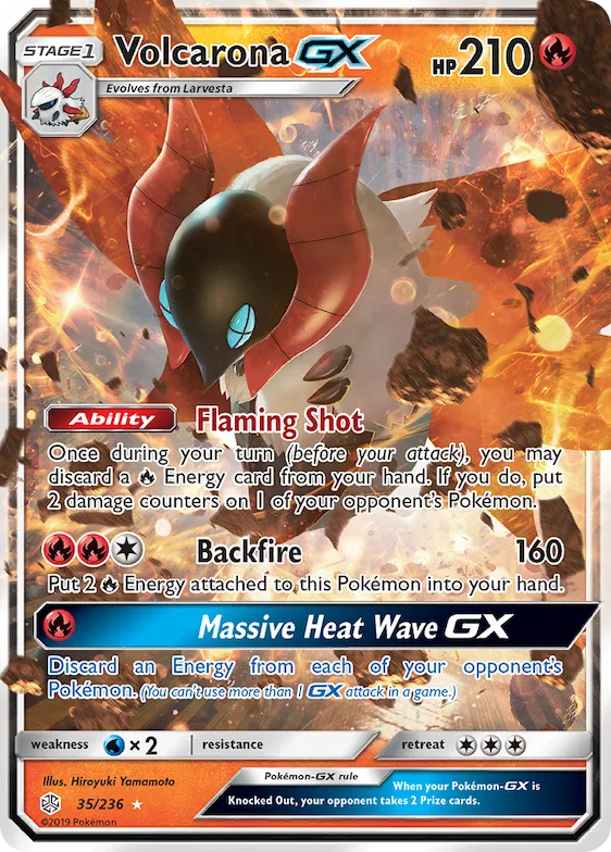 Volcarona-GX #35 – SM - Cosmic Eclipse