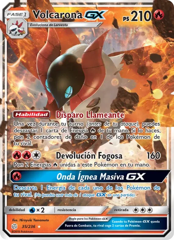 Volcarona GX 35 – Eclipse Cósmico