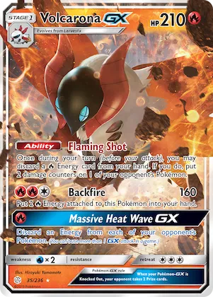 Volcarona-GX #35 – SM - Cosmic Eclipse