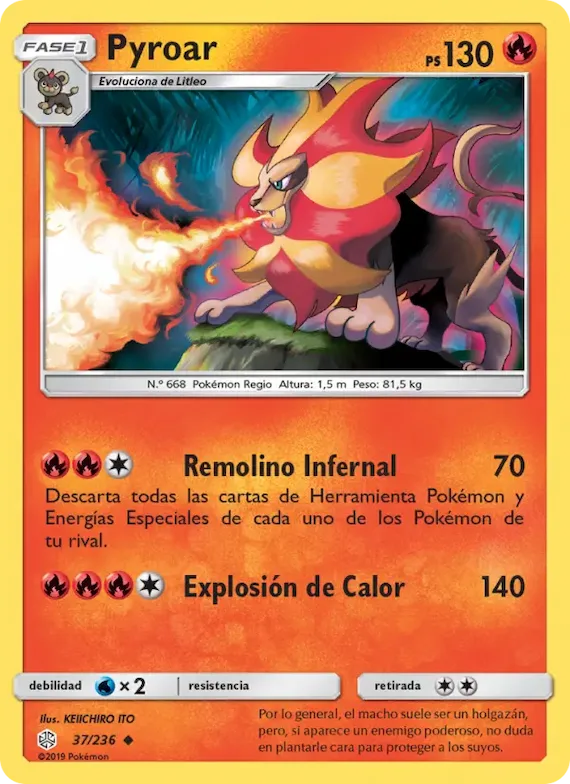 Pyroar 37 – Eclipse Cósmico