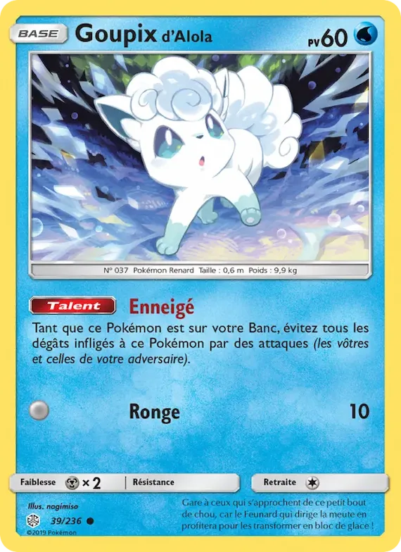 Goupix d’Alola 39 – Éclipse Cosmique
