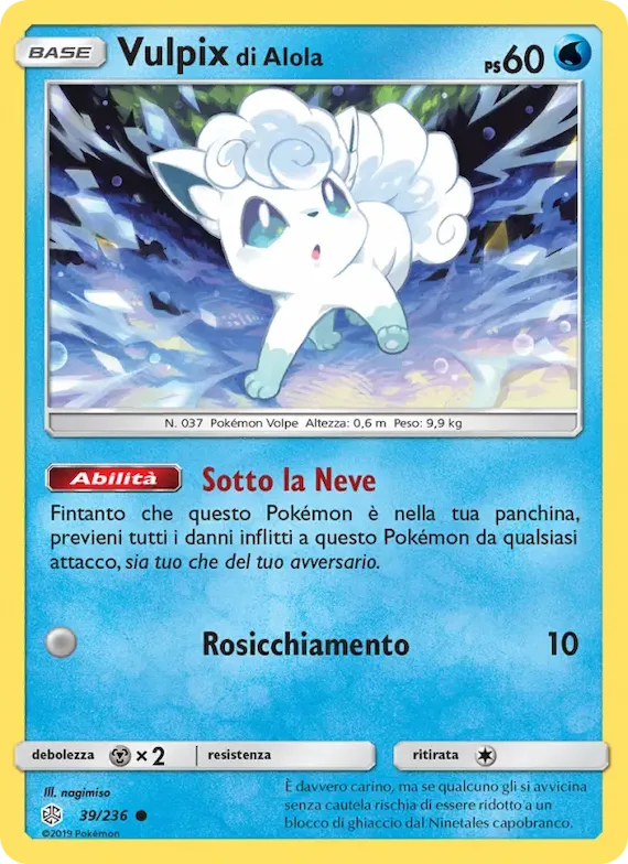 Vulpix di Alola 39 – Eclissi Cosmica