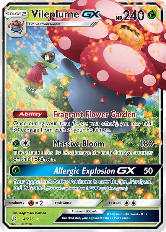 Vileplume-GX #4 – SM - Cosmic Eclipse