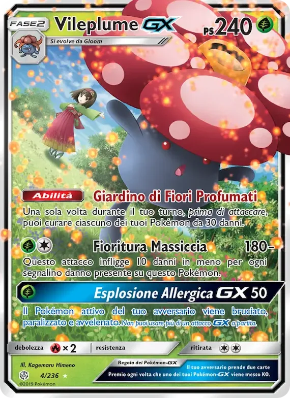 Vileplume GX 4 – Eclissi Cosmica