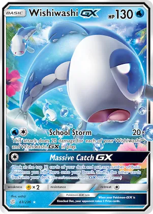 Wishiwashi-GX #63 – SM - Cosmic Eclipse