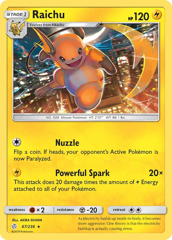 Raichu #67 – SM - Cosmic Eclipse