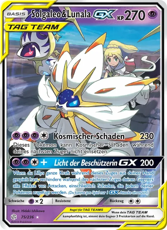 Solgaleo & Lunala GX 75 – Welten im Wandel