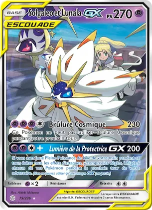 Solgaleo et Lunala GX n° 75 – Éclipse Cosmique