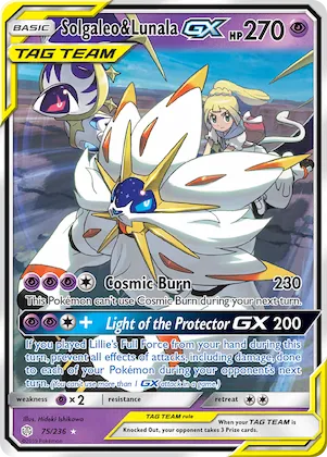 Solgaleo & Lunala-GX #75 – SM - Cosmic Eclipse