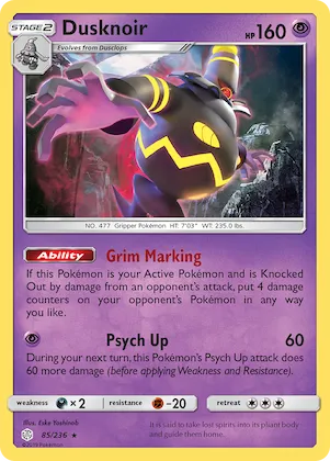 Dusknoir #85 – SM - Cosmic Eclipse