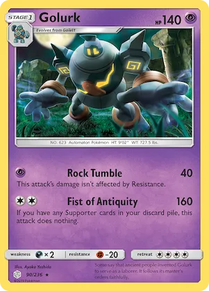 Golurk #90 – SM - Cosmic Eclipse