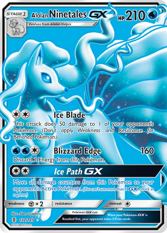 Alolan Ninetales-GX #132 – Guardians Rising