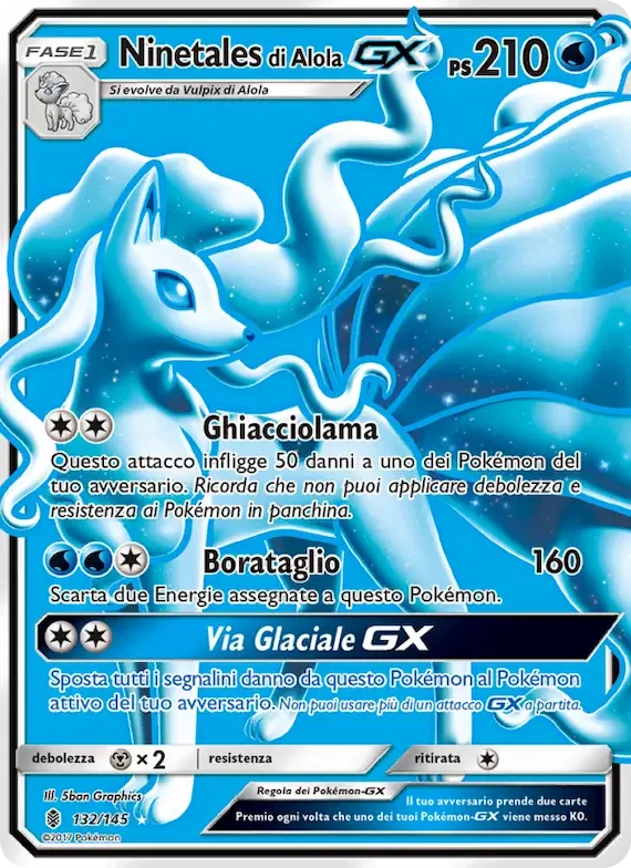 Ninetales di Alola GX 132 – Guardiani Nascenti