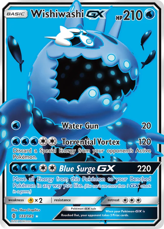 Wishiwashi-GX #133 – Guardians Rising
