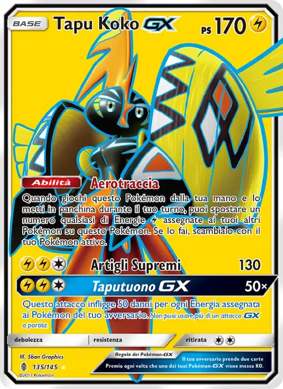 Tapu Koko GX 135 – Guardiani Nascenti