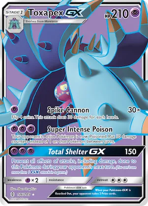 Toxapex-GX #136 – Guardians Rising