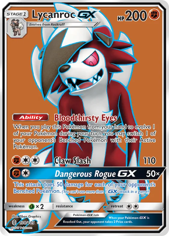 Lycanroc-GX #138 – Guardians Rising