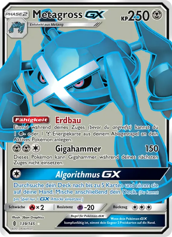 Metagross GX 139 – Stunde der Wächter