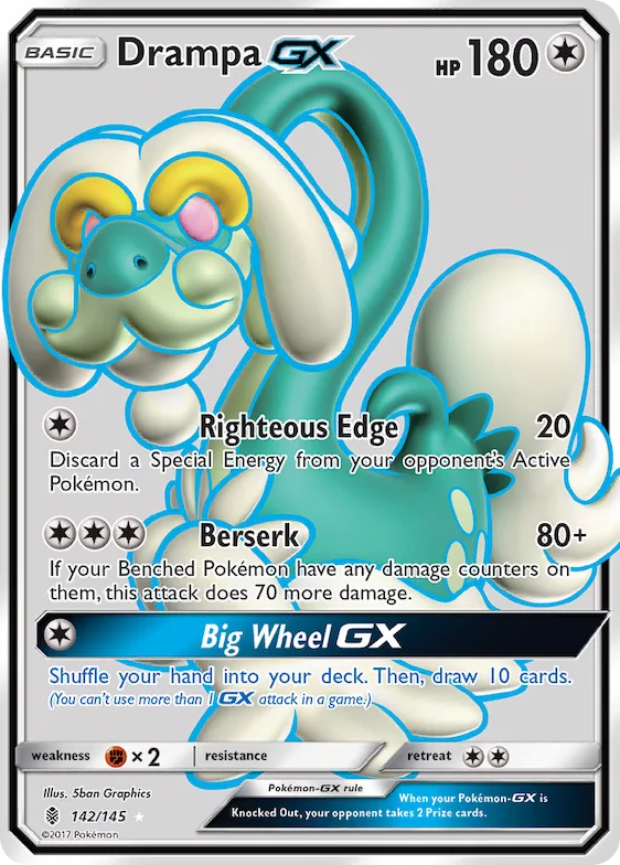 Drampa-GX #142 – Guardians Rising