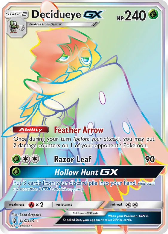 Decidueye-GX #146 – Guardians Rising