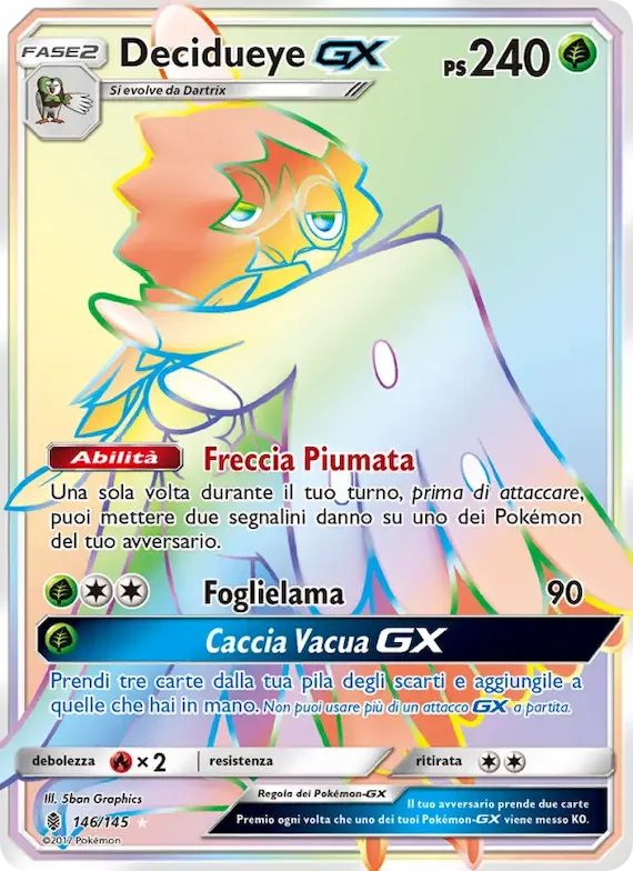 Decidueye GX 146 – Guardiani Nascenti