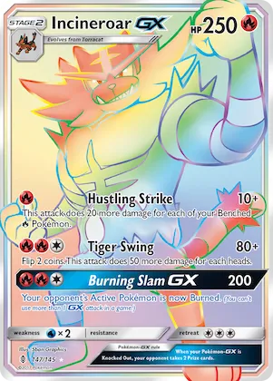 Incineroar-GX #147 – Guardians Rising
