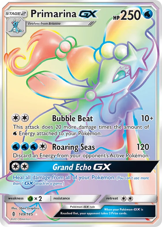 Primarina-GX #149 – Guardians Rising