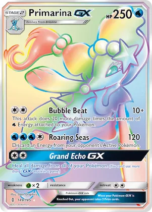 Primarina-GX #149 – Guardians Rising