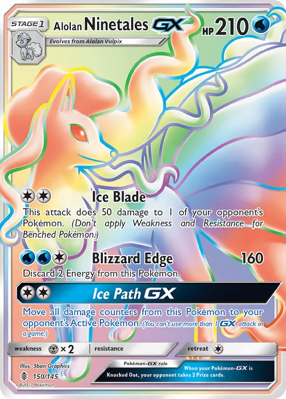 Alolan Ninetales-GX #150 – Guardians Rising