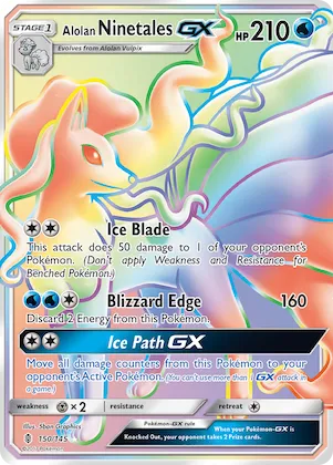 Alolan Ninetales-GX #150 – Guardians Rising
