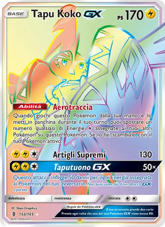 Tapu Koko GX 153 – Guardiani Nascenti