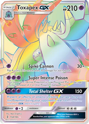 Toxapex-GX #154 – Guardians Rising
