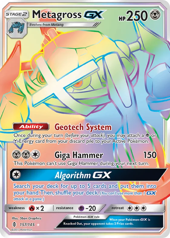 Metagross-GX #157 – Guardians Rising