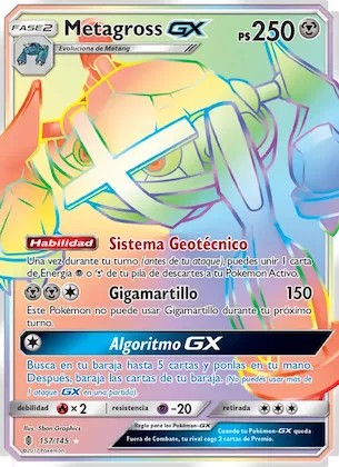 Metagross GX 157 – Albor de Guadianes