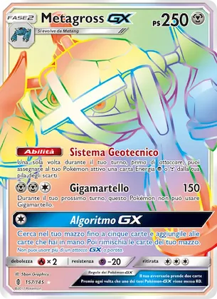 Metagross GX 157 – Guardiani Nascenti