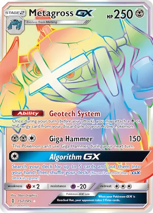 Metagross-GX #157 – Guardians Rising