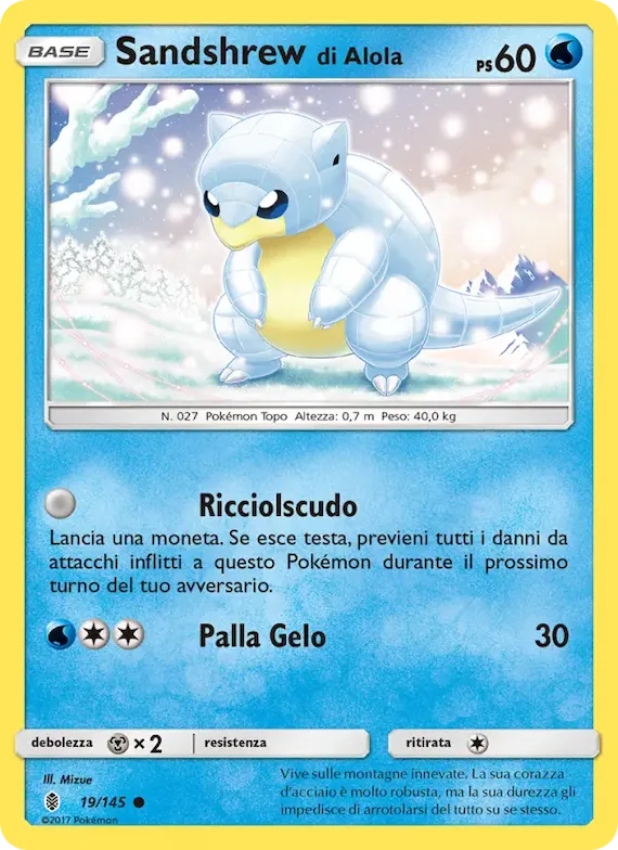 Sandshrew di Alola 19 – Guardiani Nascenti