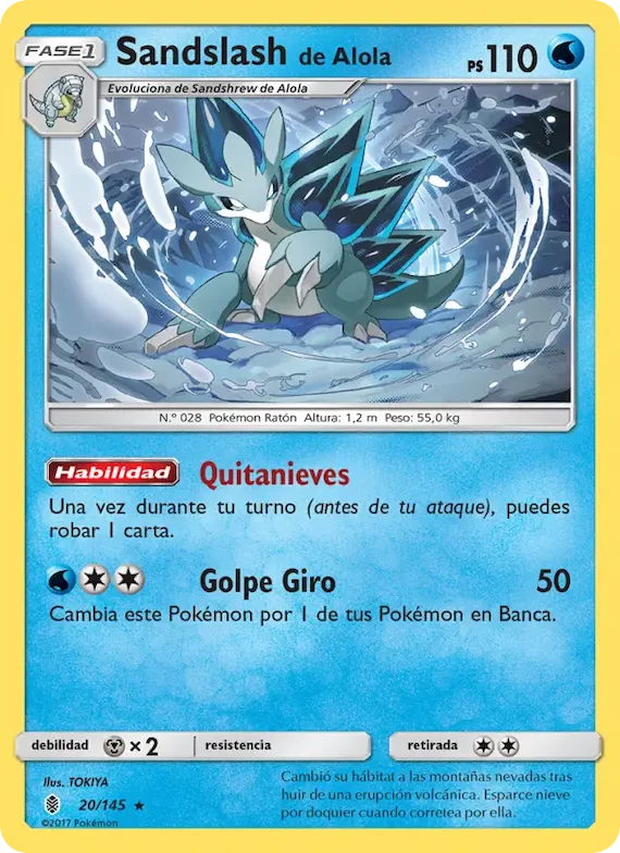 Sandslash de Alola 20 – Albor de Guadianes