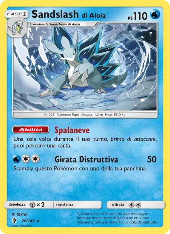 Sandslash di Alola 20 – Guardiani Nascenti