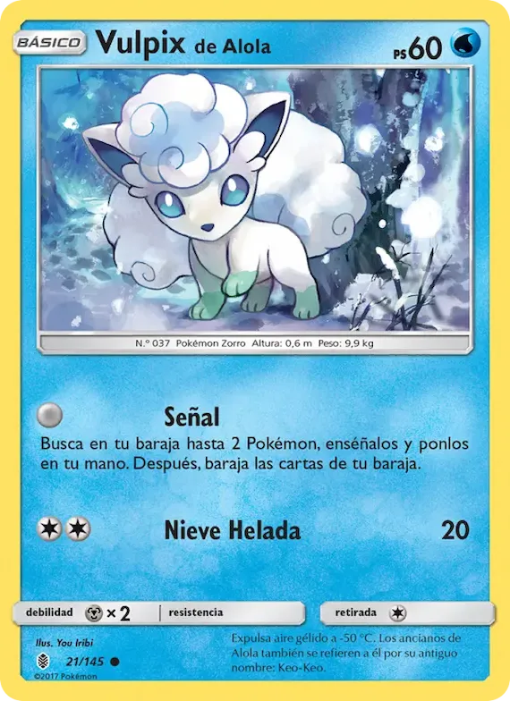 Vulpix de Alola 21 – Albor de Guadianes