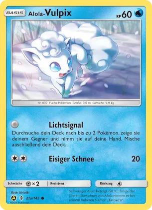 Alolan Vulpix Nr. 21a – Guardians Rising