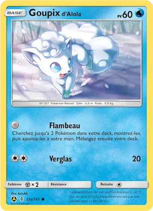 Alolan Vulpix n° 21a – Gardiens Ascendants