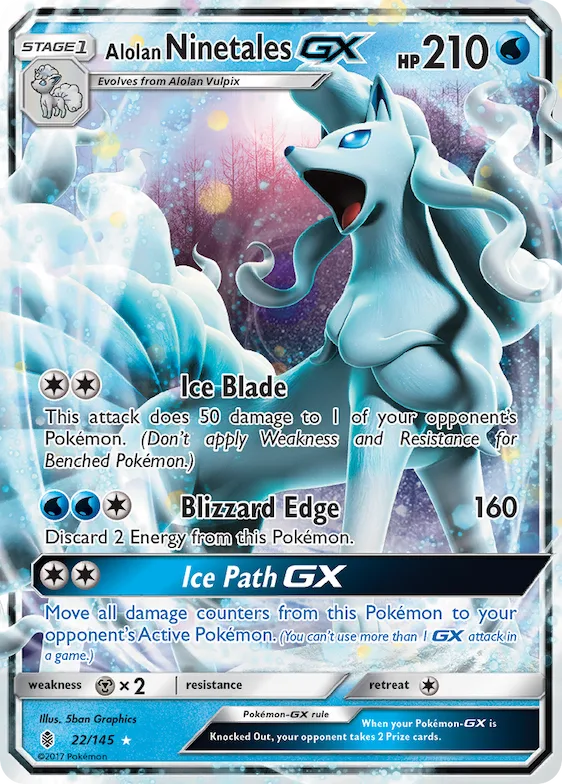 Alolan Ninetales-GX #22 – Guardians Rising
