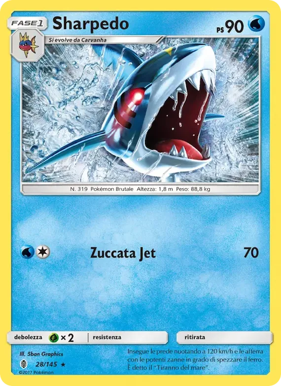 Sharpedo 28 – Guardiani Nascenti
