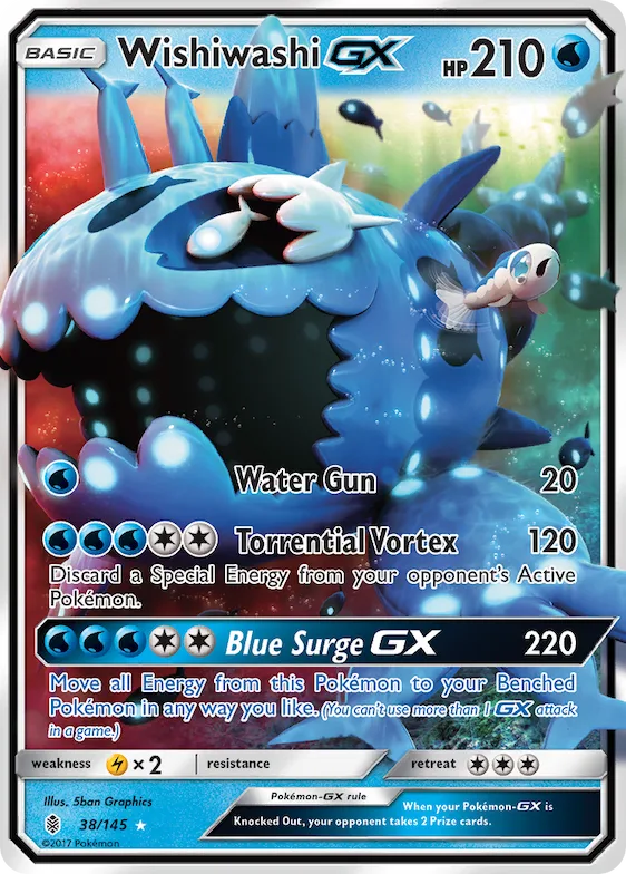 Wishiwashi-GX #38 – Guardians Rising