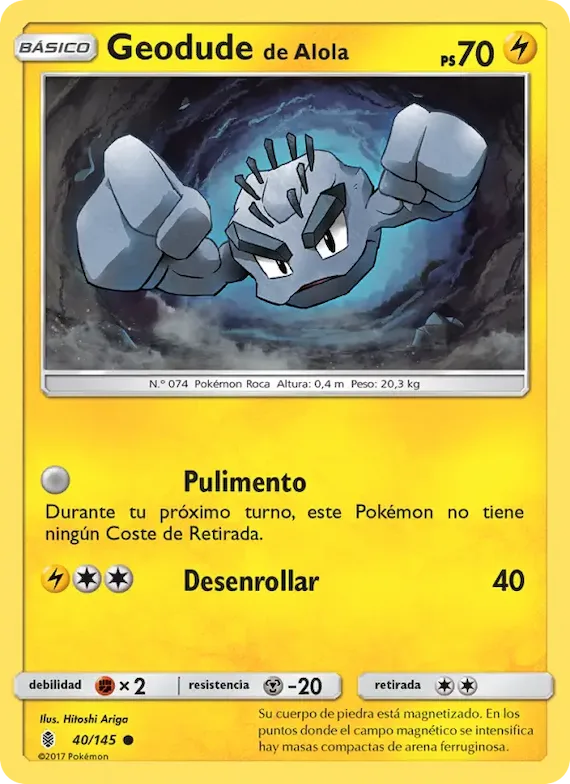 Geodude de Alola 40 – Albor de Guadianes