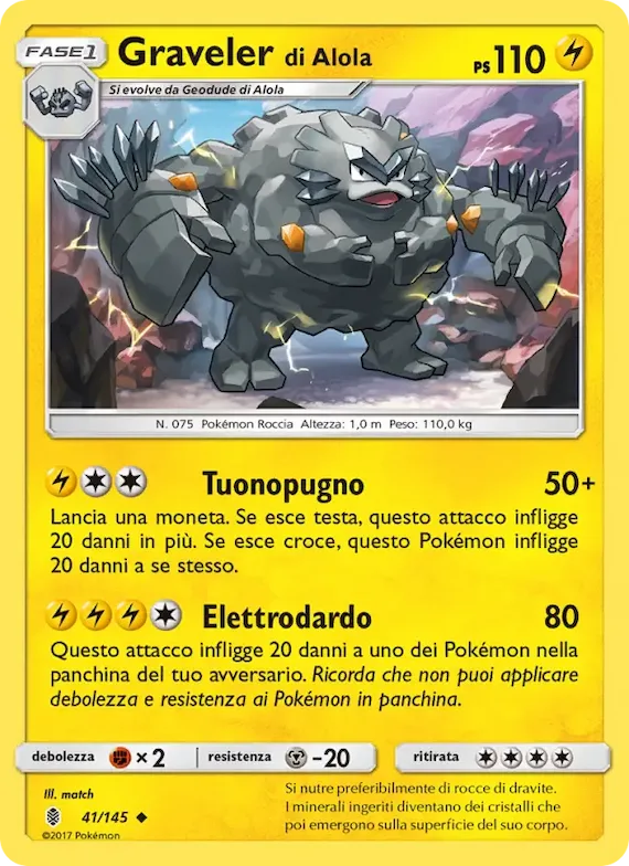 Graveler di Alola 41 – Guardiani Nascenti